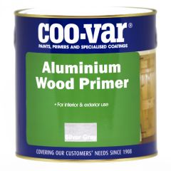 Coo-Var Aluminum Wood Primer - Silver - 1 Litre