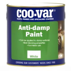 Coo-Var Anti Damp Paint - White