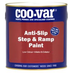 Coo-Var Anti Slip Step And Ramp Paint - Clear - 1 Litre
