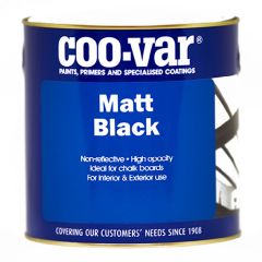 Coo-Var Oil Based Matt - Black - 2.5 Litre