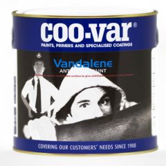 Coo-Var Vandalene Anti-Climb Paint - Black - 2kg