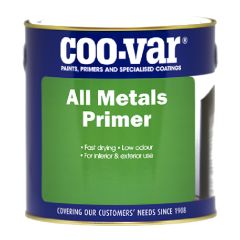 Coo-Var Water Based All Metals Primer - Grey - 5 Litre