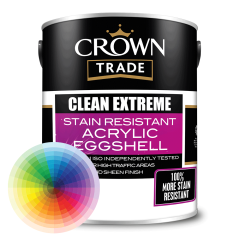 Crown Clean Extreme Stain Resistant Acrylic Eggshell 5L