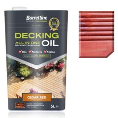 Barrettine Nourish & Protect Decking Oil Red Cedar 5 Litre