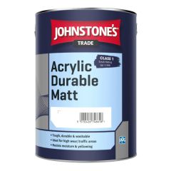 Johnstones Trade Acrylic Durable Matt Paint - Magnolia 5 Litre