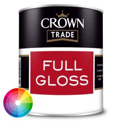 Crown Trade Full Gloss Tinted Colour - Crystal Dark Base