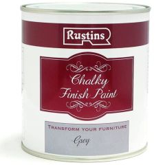 Rustins Quick Dry Chalky Finish Paint Georgian Grey