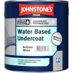 Johnstones Trade Aqua Water Based Undercoat - Brilliant White