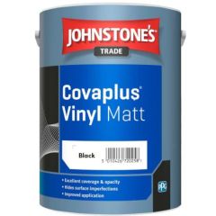 Johnstones Trade Covaplus Vinyl Matt Paint - Black