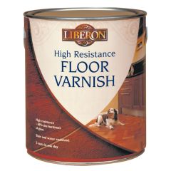 Liberon High Resistance Floor Varnish Clear Matt - Clear - 2.5 Litre
