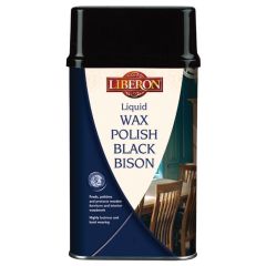 Liberon Liquid Wax Polish Black Bison - Medium Oak - 500ml