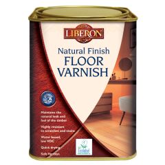 Liberon Natural Finish Interior Varnish Clear Matt - Clear - 1 Litre