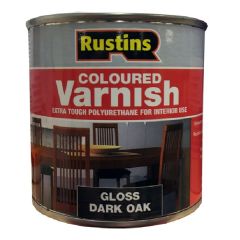 Rustins Poly Varnish Gloss Dark Oak