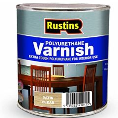 Rustins Poly Varnish Satin Clear
