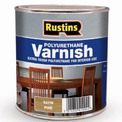 Rustins Poly Varnish Satin Pine