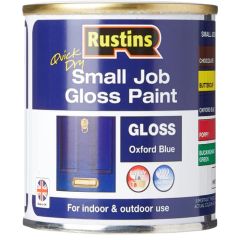 Rustins Quick Dry Small Job Gloss Oxford Blue - 250ml
