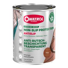 Owatrol Antislip Wood Paint - Clear - 1 Litre