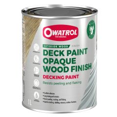 Owatrol Decking Paint - Mallard Green - 1 Litre