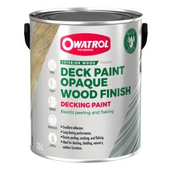 Owatrol Decking Paint - Sea Foam Green - 2.5 Litre