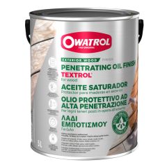 Owatrol Textrol Penetrating Wood Oil - Medium Oak - 5 Litre