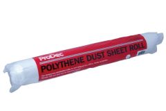 Prodec Polythene Dust Sheet - 2M X 50M