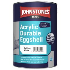 Johnstones Trade Dura Quick Dry Eggshell Brilliant White 5 Litre