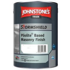 Johnstones Trade Stormshield Pliolite Based Masonry Finish Paint - Magnolia 5 Litre
