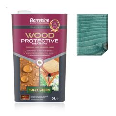 Barrettine Nourish & Protect Wood Protective Treatment Holly Green 5 Litre