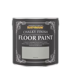 Rust-Oleum Chalky Floor Paint - Winter Grey 2.5 Litre
