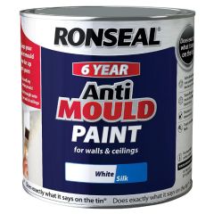 Ronseal 6 Year Anti Mould Paint White Silk