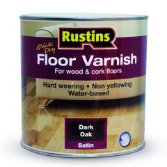 Rustins Floor Varnish Dark Oak - 2.5 Litre