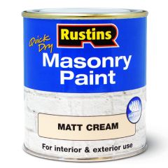 Rustins Masonry Paint Cream