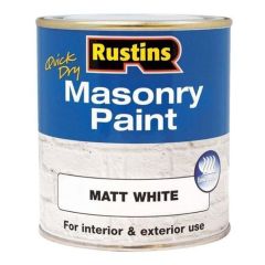 Rustins Masonry Paint White