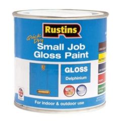 Rustins Quick Dry Small Job Delphinium Light Blue - 250ml