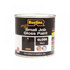Rustins Quick Dry Small Job Gloss Black - 250ml
