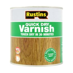 Rustins Quick Dry Varnish Matt Clear 