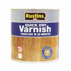 Rustins Quick Dry Varnish Satin Antique Pine