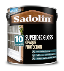 Sadolin Superdec Gloss Black 1 Litre