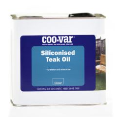 Coo-Var Siliconised Teak Oil - Clear - 2.5 Litre