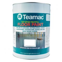 Teamac Industrial Floor Paint - Black - 5 Litre