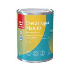 Tikkurila Everal Aqua Matt 10 White Acrylic Enamel Paint