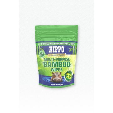 Hippo Bamboo Wipes Refill 80 Pack