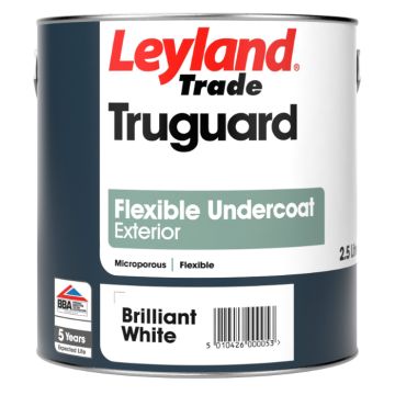 Leyland Trade Flexible Exterior Undercoat Brilliant White - 2.5 Litres