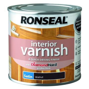 Ronseal Interior Varnish Walnut Satin