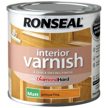 Ronseal Interior Varnish Antique Pine Matt