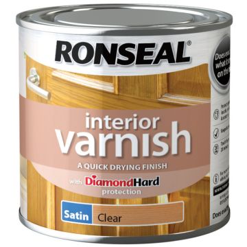 Ronseal Interior Varnish Clear Satin