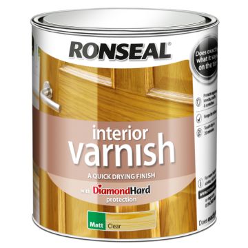 Ronseal Interior Varnish Matt Clear 2.5 Litre