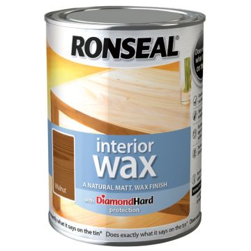 Ronseal Interior Wax Walnut 750ml