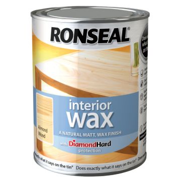 Ronseal Interior Wax Almondwood 750ml