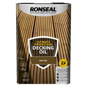 Ronseal Ultimate Protection Decking Oil Dark Oak 5 Litre